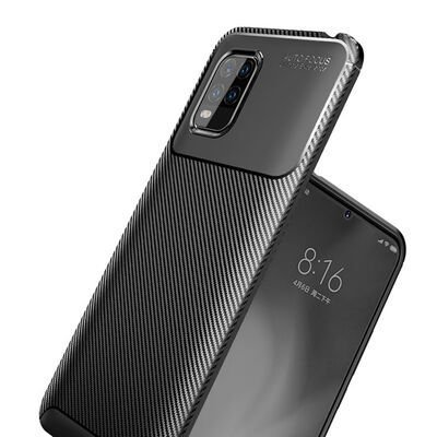 Xiaomi Mi 10 Lite Kılıf Patinda Negro Silikon Kapak