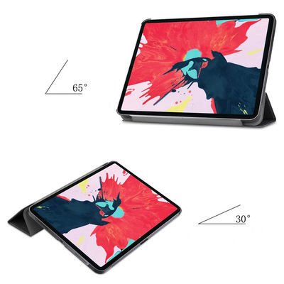 Apple iPad Pro 12.9 2020 (4.Nesil) Patinda Smart Cover Standlı 1-1 Kılıf
