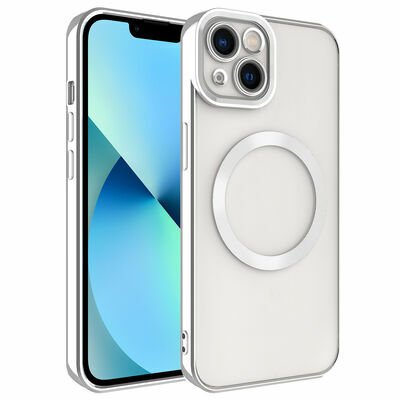 Apple iPhone 13 Kılıf Magsafe Wireless Şarj Özellikli Patinda Setro Silikon