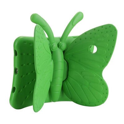 Apple iPad 10.2 (8.Nesil) Patinda Butterfly Standlı Tablet Kılıf