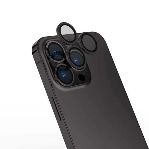 Apple iPhone 16 Pro Max Patinda CL-15 Parmak İzi Bırakmayan Anti-Reflective Kamera Lens Koruyucu