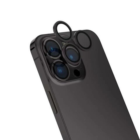 Apple iPhone 16 Pro Max Patinda CL-15 Parmak İzi Bırakmayan Anti-Reflective Kamera Lens Koruyucu