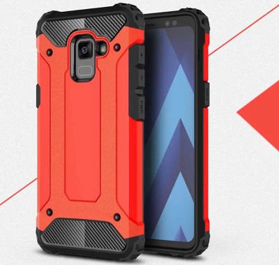 Galaxy A8 Plus 2018 Kılıf Patinda Crash Silikon Kapak