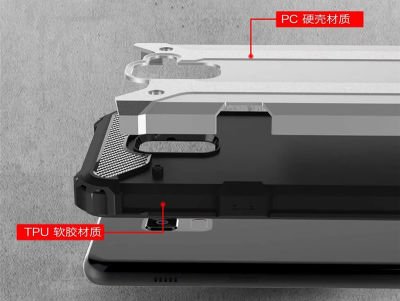 Galaxy A8 Plus 2018 Kılıf Patinda Crash Silikon Kapak