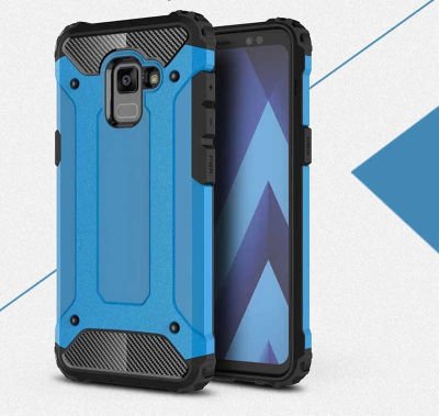 Galaxy A8 Plus 2018 Kılıf Patinda Crash Silikon Kapak