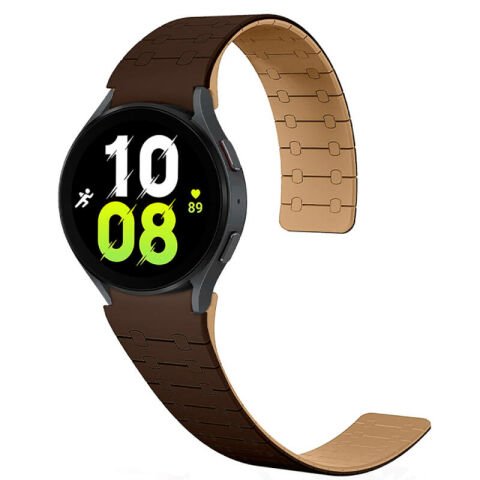 Galaxy Watch 5 Pro 45mm Patinda KRD-111 20mm Çizgili Desenli Silikon Kordon