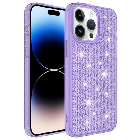 Apple iPhone 14 Pro Max Kılıf Airbagli Parlak Tasarımlı Patinda Snow Kapak