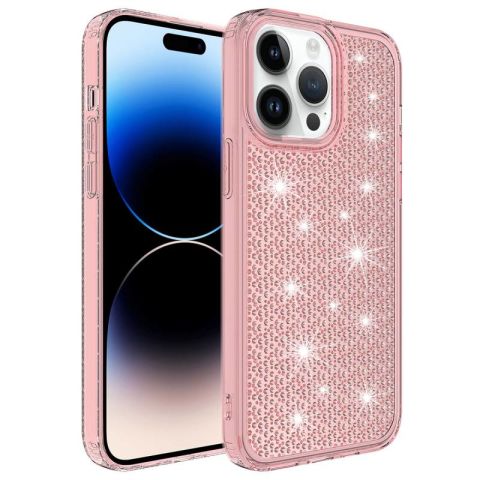 Apple iPhone 14 Pro Max Kılıf Airbagli Parlak Tasarımlı Patinda Snow Kapak