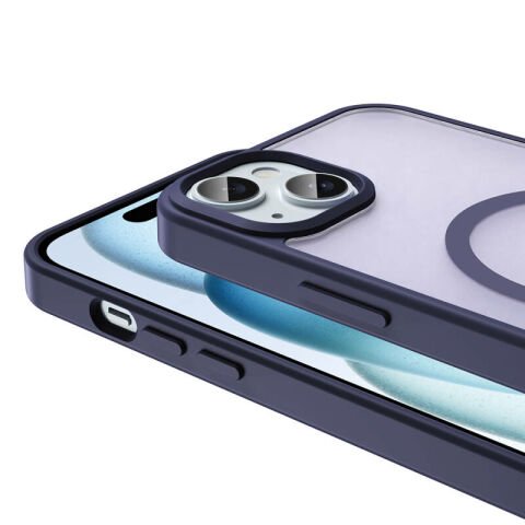 Apple iPhone 14 Kılıf Magsafe Şarj Özellikli Mat Arka Yüzey Patinda Sio Kapak