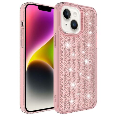 Apple iPhone 14 Plus Kılıf Airbagli Parlak Tasarımlı Patinda Snow Kapak