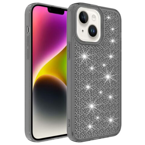 Apple iPhone 14 Plus Kılıf Airbagli Parlak Tasarımlı Patinda Snow Kapak