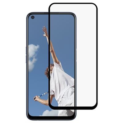 Oppo A92 Patinda Kenarları Kırılmaya Dayanıklı Cam Ekran Koruyucu