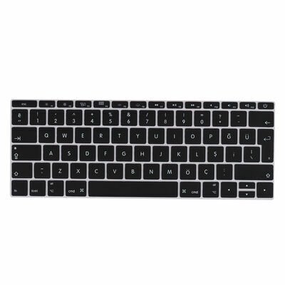 Apple Macbook 12' Retina A1534 Patinda Klavye Koruyucu Silikon Ped