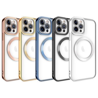 Apple iPhone 12 Pro Kılıf Magsafe Wireless Şarj Özellikli Patinda Setro Silikon