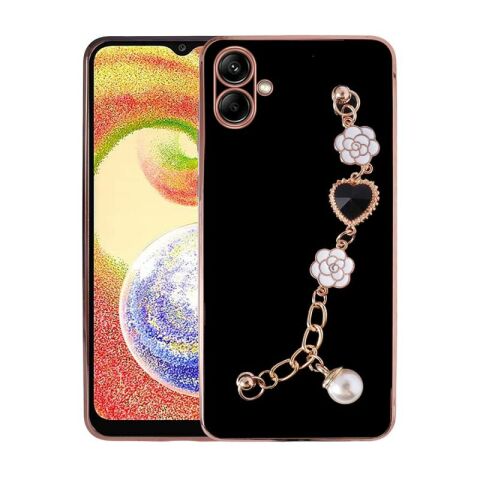 Galaxy A04 Kılıf El Tutamaçlı Kamera Korumalı Patinda Taka Silikon Kapak