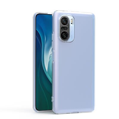 Xiaomi Poco F3 Kılıf Patinda Kamera Korumalı Süper Silikon Kapak