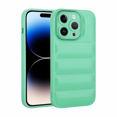 Apple iPhone 14 Pro Max Kılıf Kamera Korumalı Parlak Airbag'li Patinda Galya Kapak