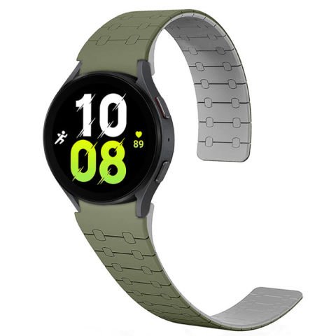 Galaxy Watch 5 44mm Patinda KRD-111 20mm Çizgili Desenli Silikon Kordon