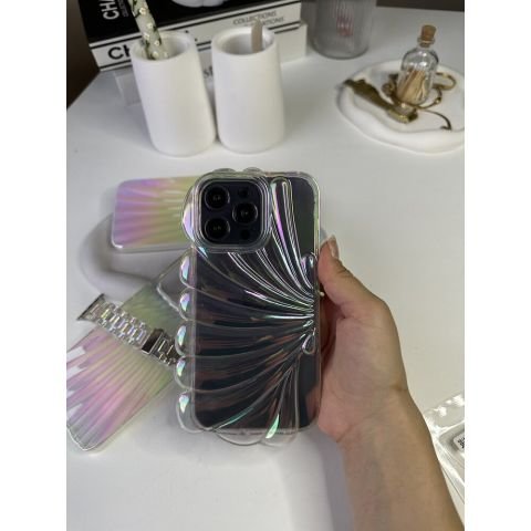 Şeffaf Hologramlı Deniz Kabuluğu Telefon Kılıfı