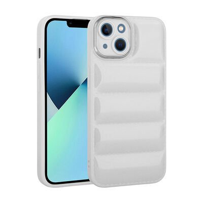 Apple iPhone 14 Plus Kılıf Kamera Korumalı Parlak Airbag'li Patinda Galya Kapak
