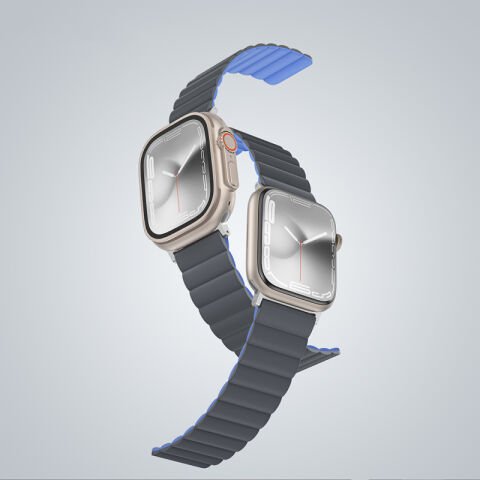 Apple Watch 10 46mm Amazingthing Smoothie Mag Magnetik Tak Çıkar Silikon Strap Kayış