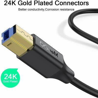 Qgeem QG-CVQ20 Usb Type-A To Usb Type-B Kablo 0.91M