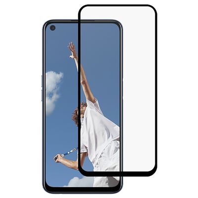Oppo A72 Patinda Kenarları Kırılmaya Dayanıklı Cam Ekran Koruyucu
