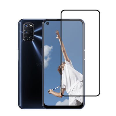 Oppo A72 Patinda Kenarları Kırılmaya Dayanıklı Cam Ekran Koruyucu