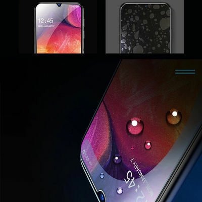 Galaxy A20S Patinda Kenarları Kırılmaya Dayanıklı Cam Ekran Koruyucu