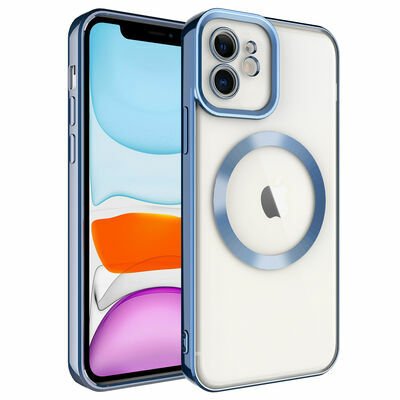 Apple iPhone 12 Kılıf Magsafe Wireless Şarj Özellikli Patinda Setro Silikon