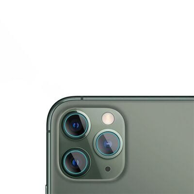 Apple iPhone 11 Pro Max Patinda 3D Full Kamera Koruyucu