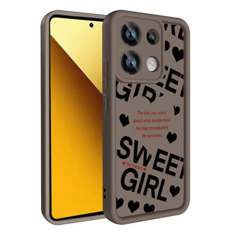 Xiaomi Redmi Note 13 Pro 4G Kılıf Kamera Korumalı Baskılı Arka Yüzey Patinda Klas Kapak