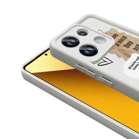Xiaomi Redmi Note 13 Pro 4G Kılıf Kamera Korumalı Baskılı Arka Yüzey Patinda Klas Kapak