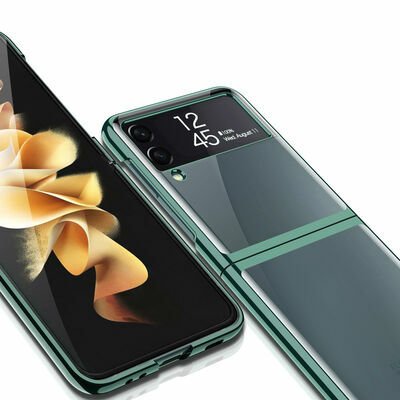 Galaxy Z Flip 3 Kılıf Patinda Kıpta Kapak