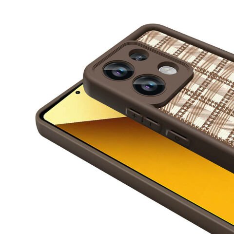 Xiaomi Redmi Note 13 Pro 4G Kılıf Kamera Korumalı Baskılı Arka Yüzey Patinda Klas Kapak