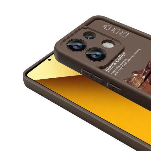 Xiaomi Redmi Note 13 4G Kılıf Kamera Korumalı Baskılı Arka Yüzey Patinda Klas Kapak