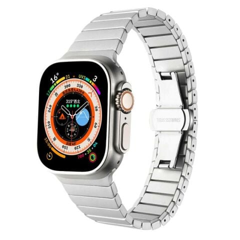 Apple Watch 44mm Kordon KRD-79 Metal Strap Kayış