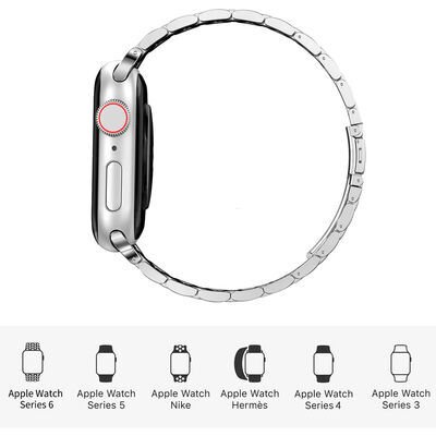 Apple Watch 42mm Wiwu Ultra Thin Steel Belt Three Beads Metal Kordon