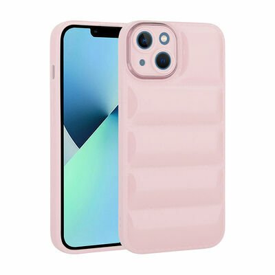 Apple iPhone 14 Kılıf Kamera Korumalı Parlak Airbag'li Patinda Galya Kapak