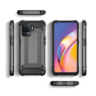 Oppo Reno 5 Lite Kılıf Patinda Crash Silikon Kapak