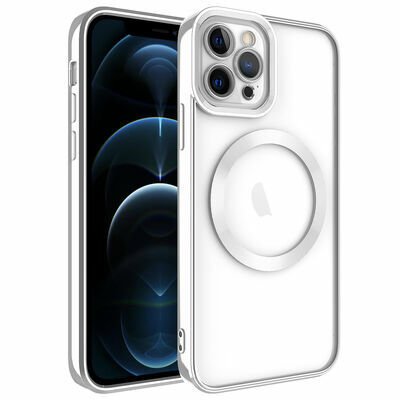 Apple iPhone 11 Pro Max Kılıf Magsafe Wireless Şarj Özellikli Patinda Setro Silikon