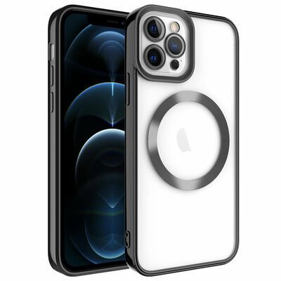 Apple iPhone 11 Pro Max Kılıf Magsafe Wireless Şarj Özellikli Patinda Setro Silikon