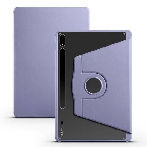 Galaxy Tab S7 Plus T970 Kılıf Patinda Termik Kalem Bölmeli Dönebilen Standlı Kılıf