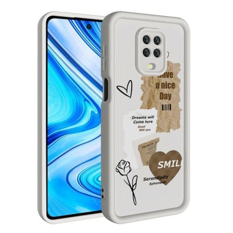 Xiaomi Redmi Note 9 Pro Kılıf Kamera Korumalı Baskılı Arka Yüzey Patinda Klas Kapak