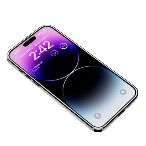 Apple iPhone 14 Pro Kılıf Ultra İnce Kamera Korumalı PC + Deri Arka Yüzey Patinda X-Pro Kapak