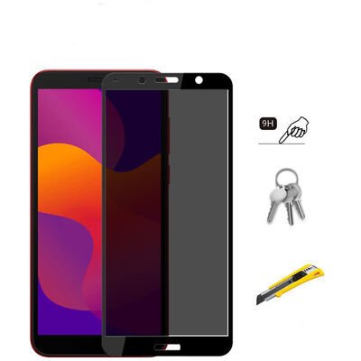 Huawei Y5P Patinda New 5D Privacy Temperli Ekran Koruyucu