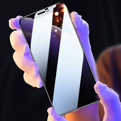 Apple iPhone 13 Patinda Fit Hard Mat Privacy Cam Ekran Koruyucu