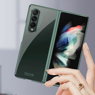Galaxy Z Fold 3 Kılıf Patinda Kıpta Kapak