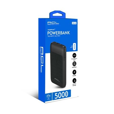 PW-02 LargePower™ 5000 mAh Taşınabilir Şarj Aleti/Powerbank