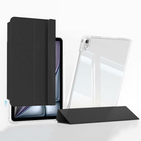 Apple iPad Air 11 2024 Kılıf Magnetik Ayrılabilen Airbagli Patinda Sliding Tablet Kılıfı